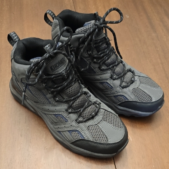 KHOMBU Boots Mens 8 Hiking Gray - Picture 1 of 6